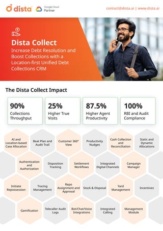 Dista Collect Brochure: Increase Debt Resolution & Boost Collections ...