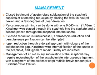 Distal radioulnar joint injuries( DRUJ) and carpal instability | PPTX