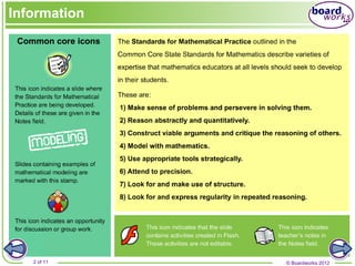 © Boardworks 2012
2 of 11
Information
 