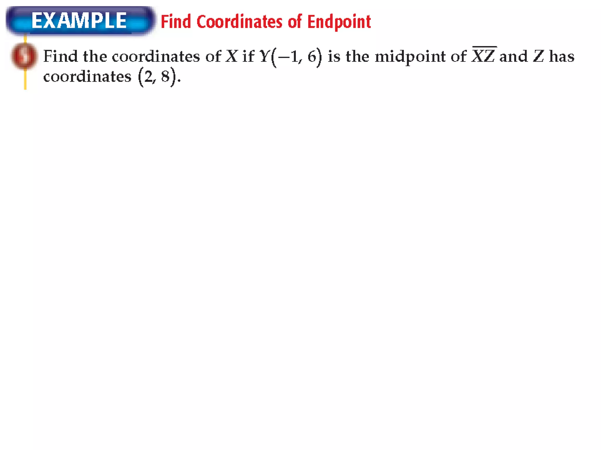 Distance and midpoint formula