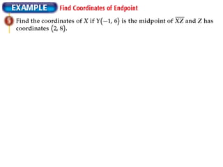 Distance and midpoint formula