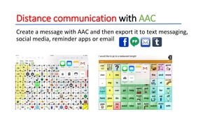 Distance communication and AAC | PPT