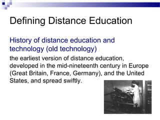 Distance education | PPT