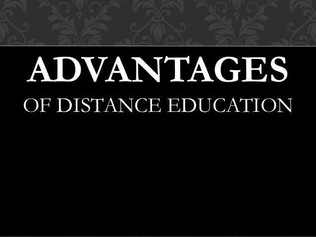 Characteristics Of Distance Learning