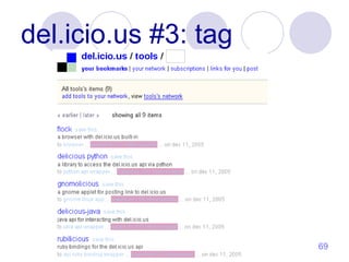 del.icio.us #3: tag 
