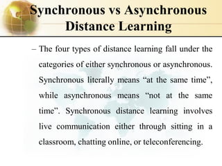 Distance education | PDF