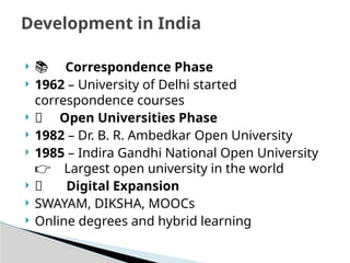 Comprehensive Overview of Distance Education: History, Nature, and ...