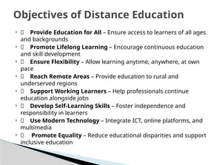 Comprehensive Overview of Distance Education: History, Nature, and ...