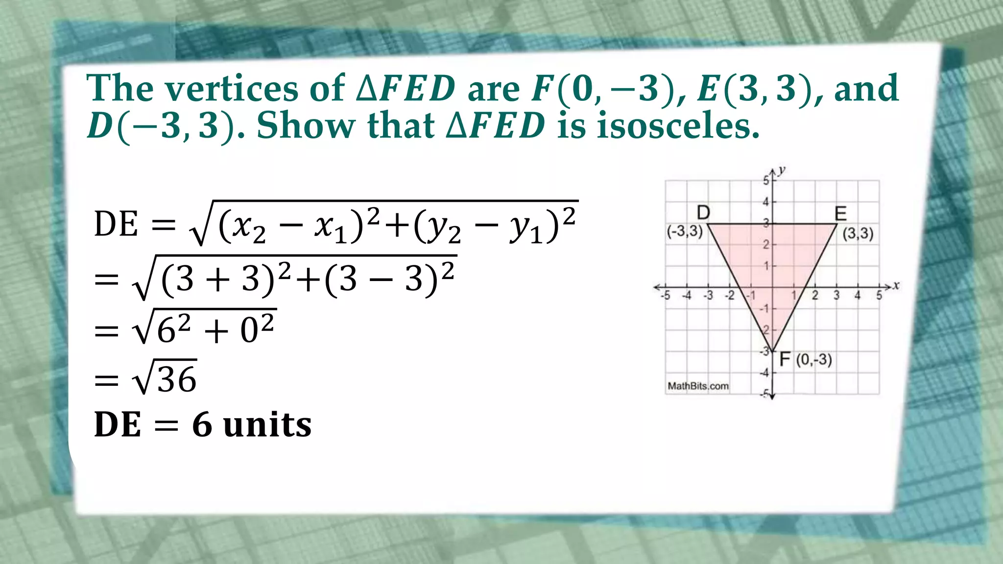 Distance Formula - PPT Presentation.pptx