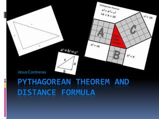 Pythagorean Theorem and distance formula  Jesus Contreras  