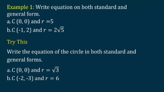 DISTANCE FORMULA and CENTER-RADIUS FORM.pptx