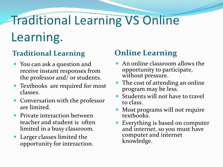 Distance education thesis