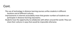 Distance Learning | PPT