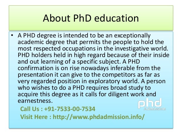 Phd thesis distance education