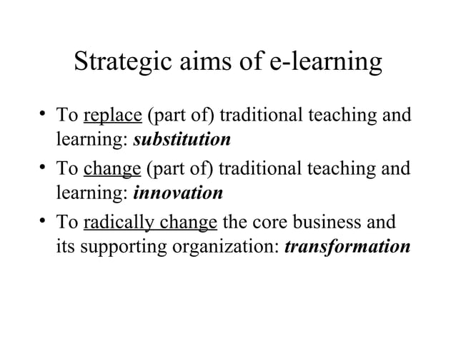 Distance learning and the role of ict | PPT