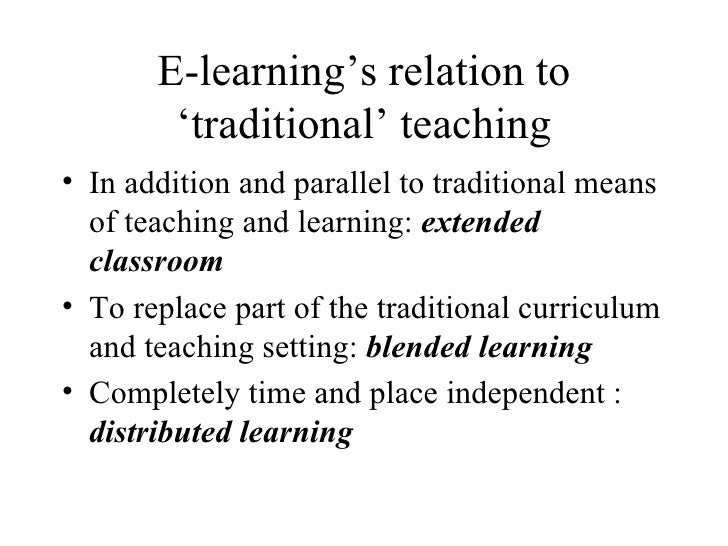 Distance learning and the role of ict