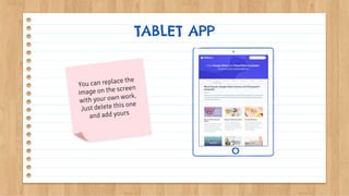 TABLET APP
 