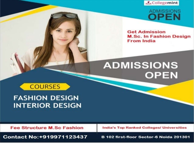 Distance M Sc Fashion Courses Career Eligbility Scope