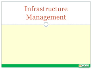 Infrastructure
Management
 