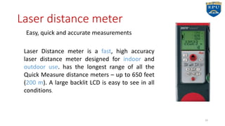 Distance Measurement & Chain Surveying | PDF