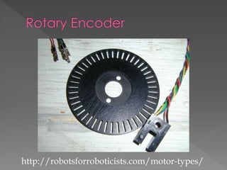 http://robotsforroboticists.com/motor-types/
 
