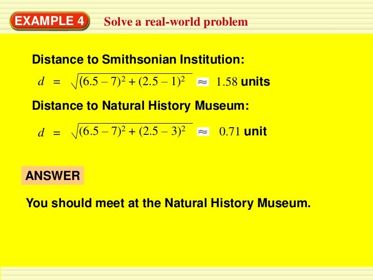 Distance Midpoint Formulas 11 5