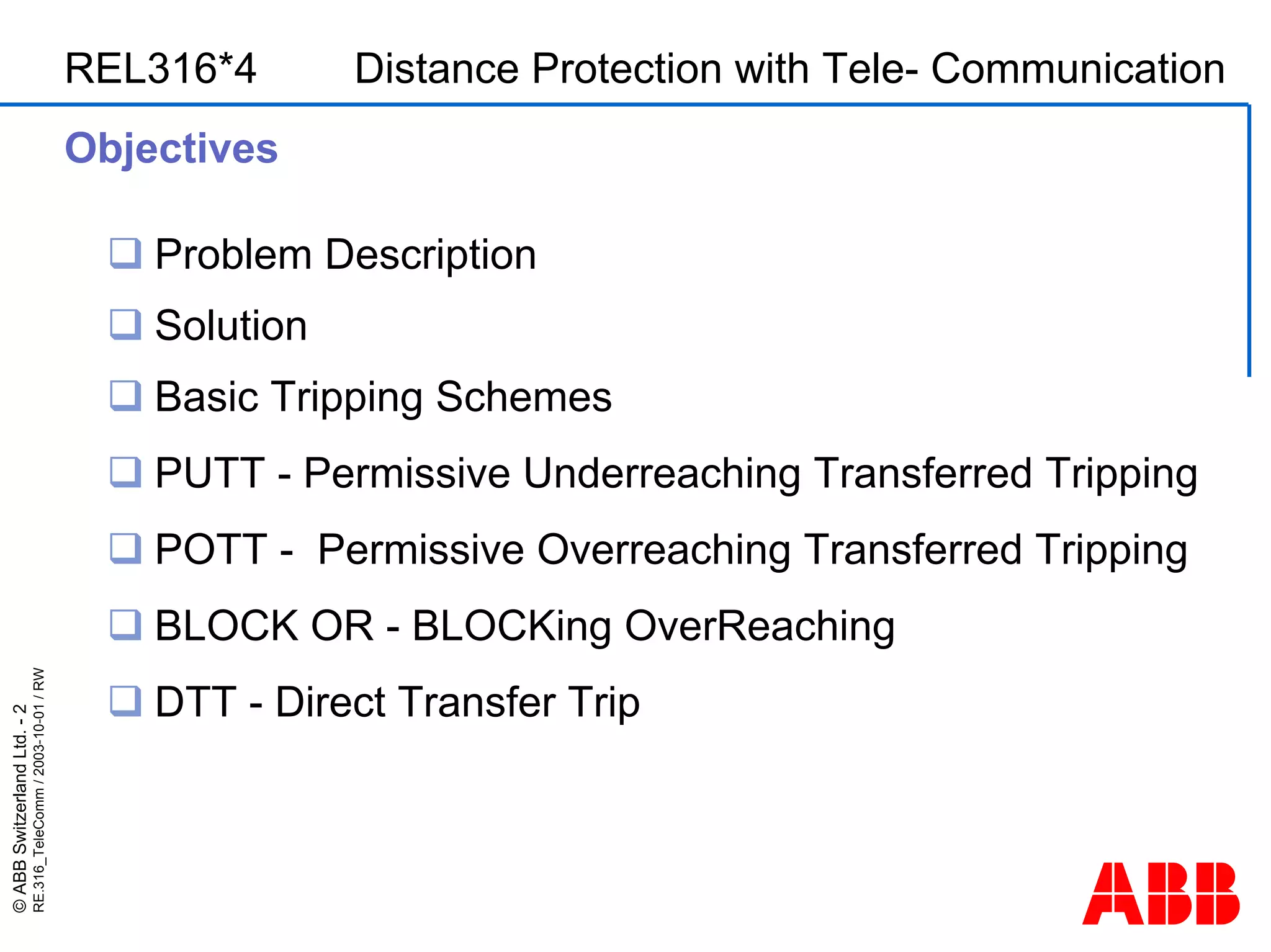 DistanceProtection using Tele-Communication Schemes.pdf
