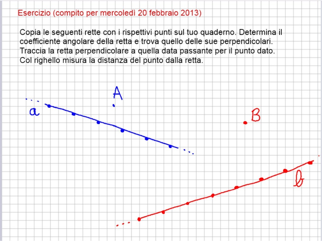 Distanza Di Un Punto Da Una Retta Distanza di un punto da una retta