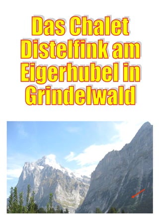 Das Chalet Distelfink am Eigerhubel in Grindelwald 