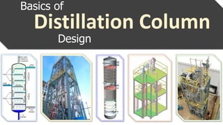 Basics of
Distillation Column
Design
 