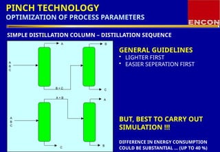 optimization of distillation columns in refinery | PPTX
