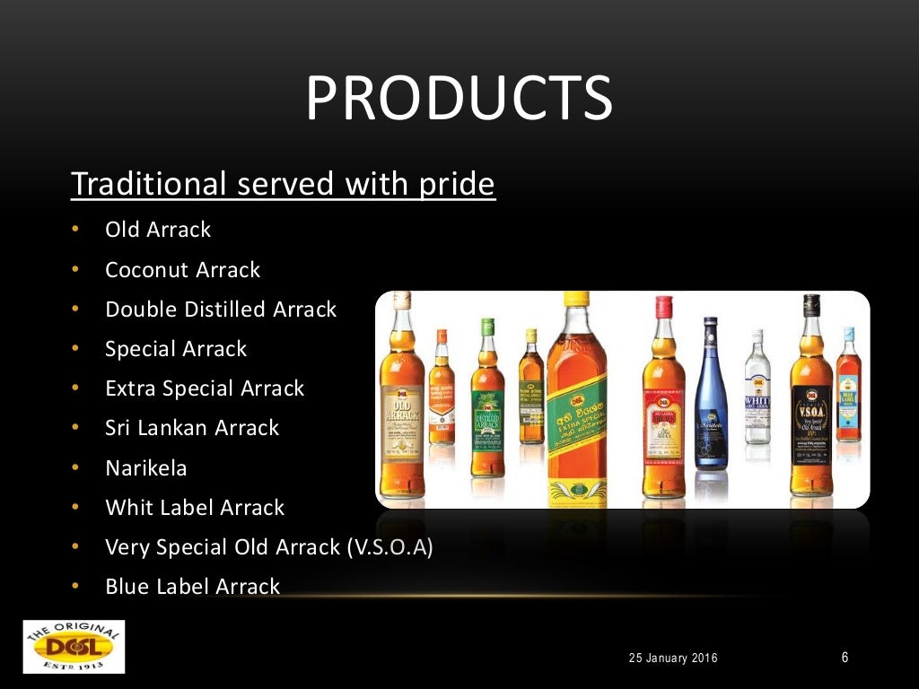 Distilleries company of Sri Lanka (DCSL)