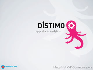 app store analytics




             Mindy Hull - VP Communications
 