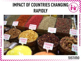 IMPACT OF COUNTRIES CHANGING
           RAPIDLY
 