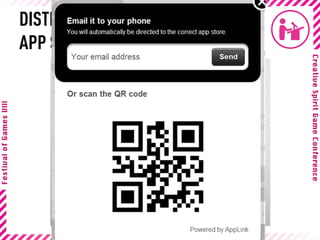 DISTIMO APPLINK; THE CROSS STORE
APP SOLUTION
 