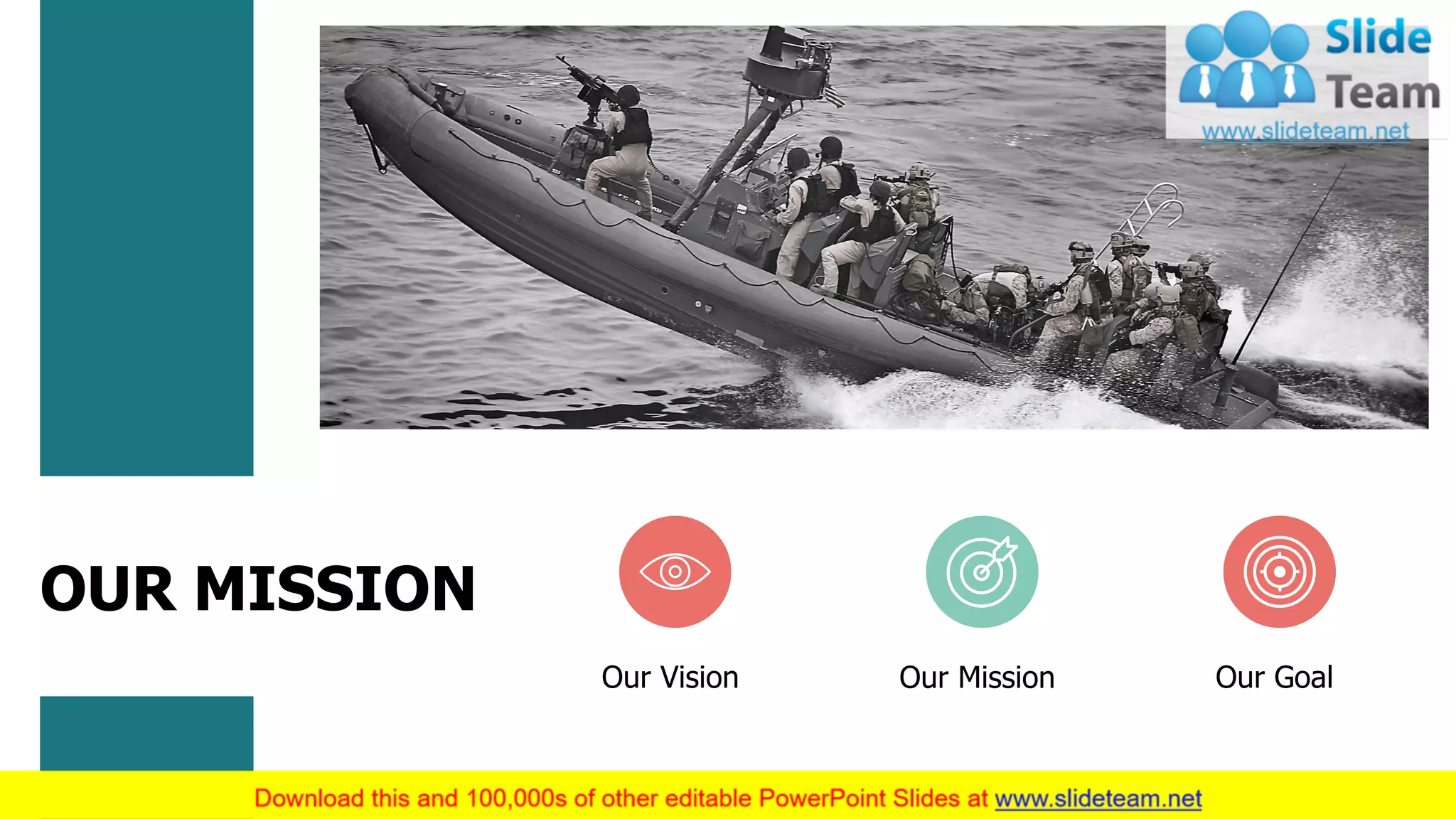 15
OUR MISSION
Our GoalOur MissionOur Vision
This slide is 100% editable. Adapt it to your needs and capture your audience's attention.
 