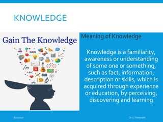 Distinction between knowledge and skill | PDF