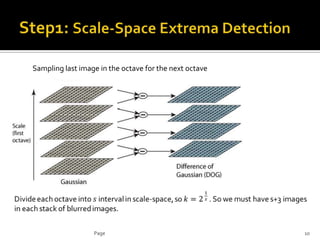 Distinctive image features from scale invariant keypoint | PPTX