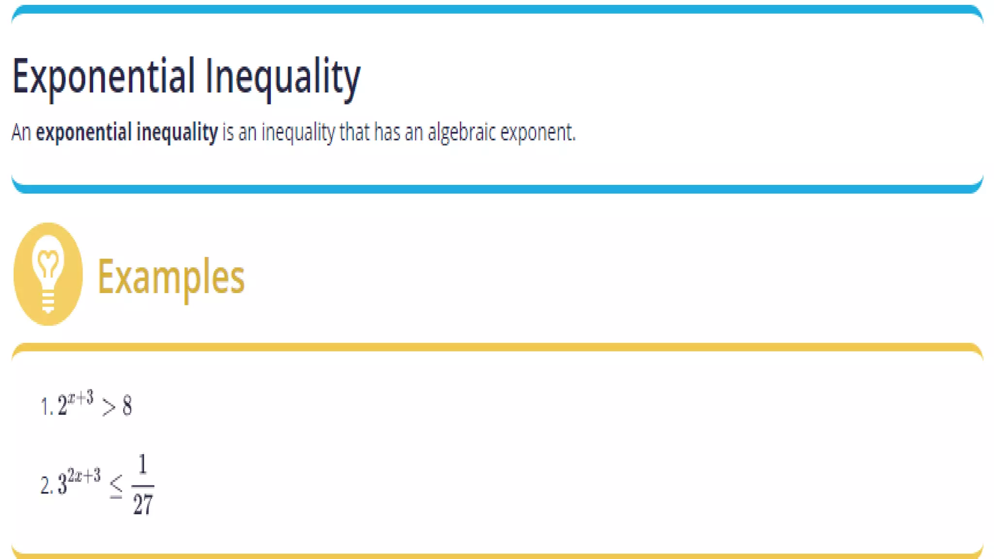 Distinguishing Exponential Functions, Equations, and Inequalities.pptx