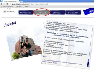 Distintas paginas web