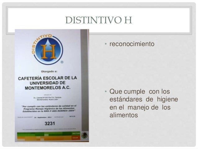 Distintivo h