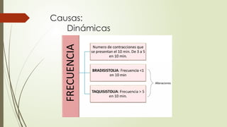 Causas:
Dinámicas
 