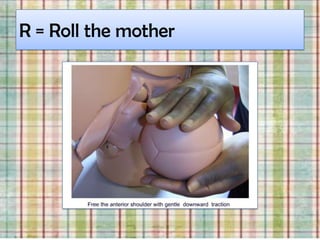R = Roll the mother
 