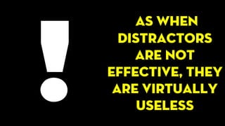 Distractor Definition Distracter Analysis - Index of Effectiveness | PDF