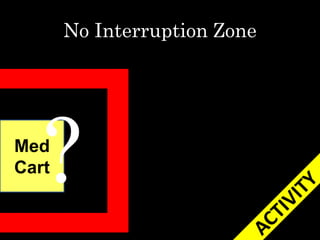 No Interruption Zone
Med
Cart?
 
