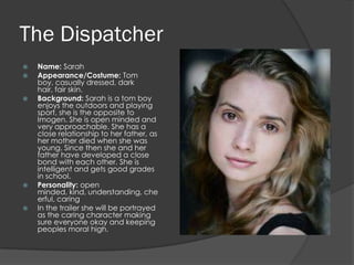 Distraught character analysis | PPTX