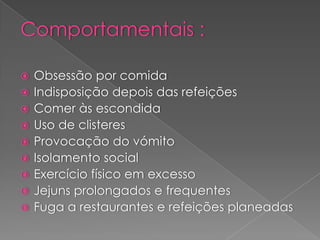 Distúrbios Alimentares