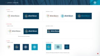 8
L O G O U S A G E
Minimum spacing around logo
CORRECT USAGE
CORRECT USAGE
INCORRECT USAGE
INCORRECT USAGE
L O G O
S P A C I N G
CORRECT USAGE INCORRECT USAGE
I C O N
Versions of the logo preceding 2015 should no longer be used
 