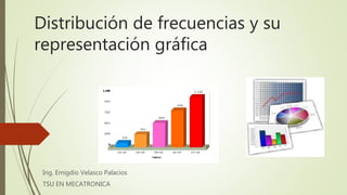 Distribución de frecuencias y su
representación gráfica
Ing. Emigdio Velasco Palacios
TSU EN MECATRONICA
 