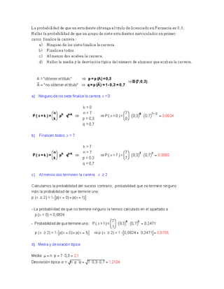Distribucion binomial